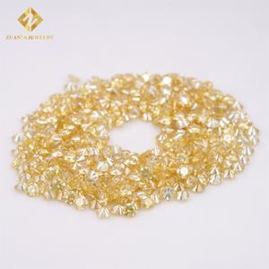 อัญมณีโมอิสสีเหลืองขนาด0.7- 9มม. สำหรับอัญมณีโมอิสซาไนต์ตัดแบบหลวมเครื่องทดสอบเพชรสำหรับเครื่องประดับ - Product Image 2