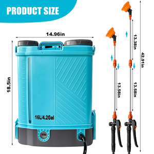 Mới Nông Nghiệp Điện Phun Ba Lô 16L 21V Phun Ba Lô Pin Vườn Nước Phun Ba Lô - Product Image 6