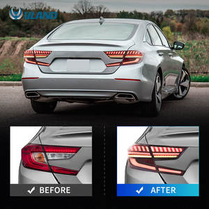 Luces Traseras LED Completas Rojas y Transparentes VLAND para Honda Accord 10ª Gen. 2.0t 2018 2019 2020 <span class=keywords><strong>2021</strong></span> 2022 - Product Image 4