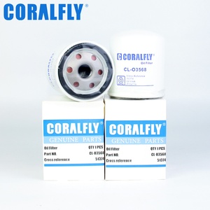 Filtres à moteur automobile Coralfly 51374 CL-O3568 LF3568 P554770 B178 W71915 SO128 Prix de gros Filtre à huile - Product Image 2