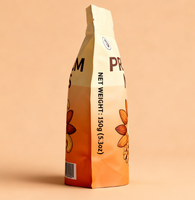 Sachet debout refermable pour l'emballage alimentaire, bonbons, biscuits, en matériau PE, impression en gravure, résistant à l'humidité, fermeture éclair thermoscellée