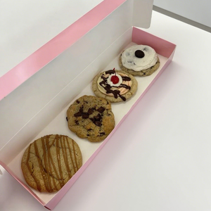 Offre Spéciale bas <span class=keywords><strong>prix</strong></span> <span class=keywords><strong>chocolat</strong></span> papier boîte Cookie emballage boîte gâteau Dessert Biscuit papier Mailer boîte avec vous Logo - Product Image 3