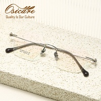 Montures de Lunettes de Luxe en Titane avec Strass pour Femmes, Sans Monture, de Haute Qualité