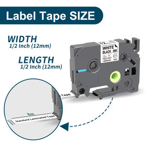 Cartouches compatibles PUTY pour imprimante d'étiquettes <span class=keywords><strong>Brother</strong></span> Tze231 12mm*8m Cassette vide Ruban d'imprimante d'étiquettes - Product Image 4