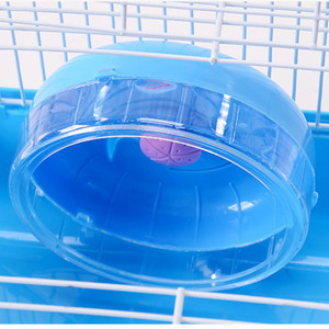 Cage à hamster portable en gros avec poignée, petit habitat de jardin pour hamster syrien, base respirante en fil métallique et plastique - Product Image 5