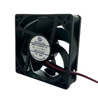 Ventilateur axial à moteur sans balais haute vitesse 8025 8CM 12V 24V DC 80x80x25mm pour radiateur, imprimante 3D, alimentation électrique