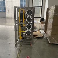 Usine de dessalement industrielle 4000LPH 4T/H, machine d'osmose inverse en acier inoxydable 304 avec PLC pour usine d'embouteillage d'eau pure clé en main