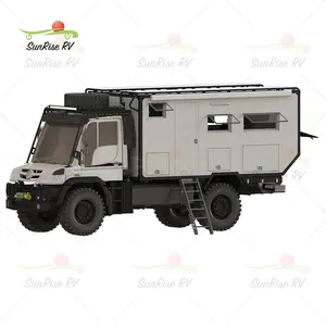 SunRise RV AU standart unimog overland araç kamyon rvs off road kamyon camper 4x4 motorum expedition kamyon kutuları satılık