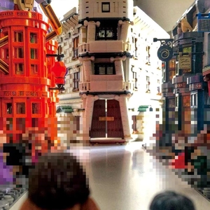 Mork 032101, Modelo de la Escena del Banco Gringotts, Juguete de Construcción de Ciudades, Bloques de Plástico para Armar - Product Image 5