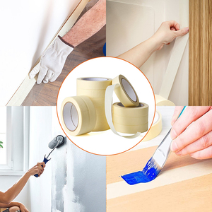 Băng keo giấy crep đa năng, dễ xé, keo cao su, dùng cho sơn, trang trí nội thất - Product Image 5