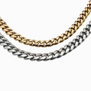 Cadena de Titanio Ajustable, Estilo Hiphop, Delicada, Resistente al Deslustre, de Acero Inoxidable 316L, Chapada en Oro PVD de 14k y 18k, para Hombres y Mujeres - Product Image 5