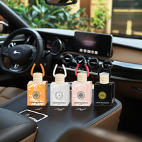 Diffuseur de Parfum Suspendu Écologique Sans Flamme pour Voiture, Motif Bouteille