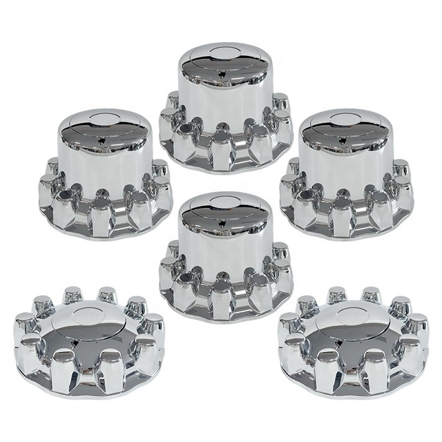 New Arrival Front and Rear ABS Plastic One-piece Truck Wheel Hub Cover with Nut Covers
