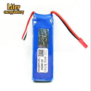 Tarantula X6 Lipo Batteria 7.4 v 1400mAh 803063 2S 25C JST Per WLtoys Quadcopter Drone V666 V262 V323 elicottero - Product Image 4