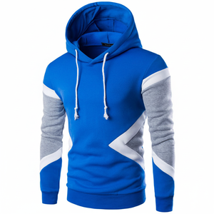 Sweat à capuche imprimé coton lourd fabricants goutte épaule tissu éponge imprimé abstrait toutes saisons sweat décontracté en gros - Product Image 1