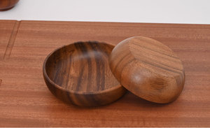 Piatti rotondi di legno vassoi per servire in legno per la colazione occidentale ristorante piatti per Dessert - Product Image 4