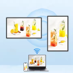 350nits độ sáng cao 55-inch Kích thước lớn treo kỹ thuật số nhà hàng màn hình menu <span class=keywords><strong>LCD</strong></span> cửa sổ hiển thị - Product Image 5