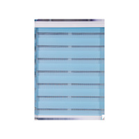 Store à enroulement occultant double couche en polyester et terylène Xiaohongshu, contrôlable par application, pour rideau à levage et abaissement