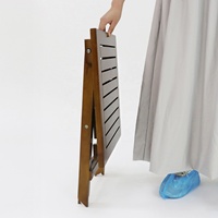 Table basse pliante en bois massif, moderne, minimaliste, durable, de taille personnalisée, pour le salon, idéale pour les pique-niques et le camping