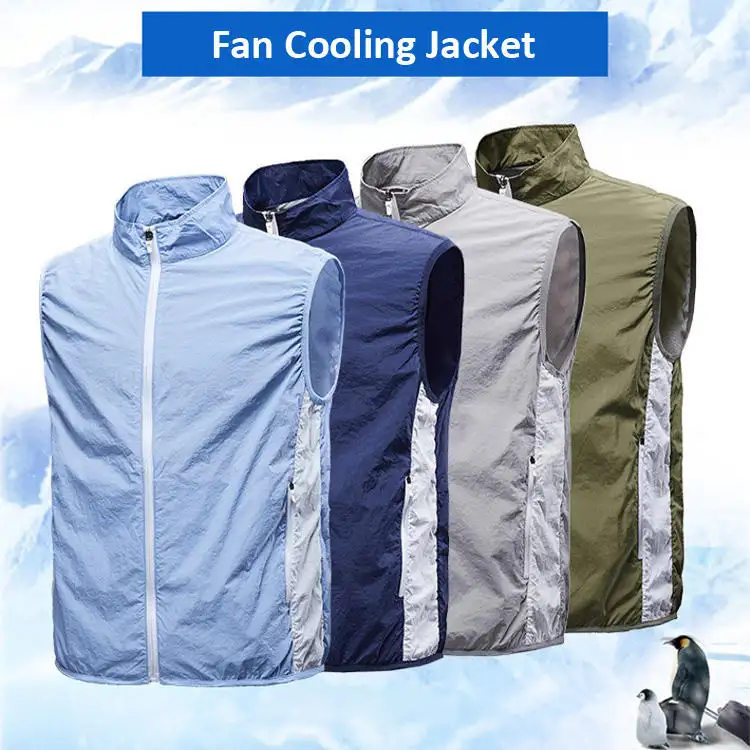 OEM USB Summer Air Conditioned Clothes Cooling Fan Vest For Men Women