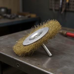 TTAKE Wire <b>Brush</b> With Shank 100x10 Mm 6 Mm Shaft Stainless Steel Abrasive <b>Brush</b> For Metal Polishing - Product Image 3