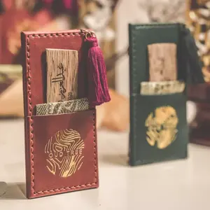 Hộp đựng trầm hương gỗ Oud sang trọng bằng da, quà tặng dành cho người điều hành, quà tặng khuyến mãi, quà tặng tặng kèm, quà tặng dành cho nữ - Product Image 1