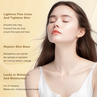 O'KADY Set de Belleza Cuidado Facial Tiempo Polipéptido Crema de Ojos Nutritiva Antiarrugas para Mujer Dorada y Mascarilla Facial Kit de Cuidado de la Piel de 10 Piezas