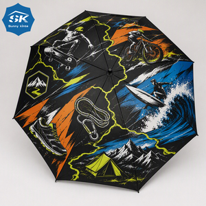 Parapluie de golf surdimensionné 30 pouces à ouverture automatique, personnalisé avec logo, coupe-vent, double couche, avec logo. - Product Image 1