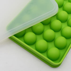 โรงงานขายส่งแม่พิมพ์น้ำแข็งซิลิโคน 32 หลุม ทำน้ำแข็งทรงกลม DIY, ลูกน้ำแข็งน้ำผลไม้, ทำไส้ครีมละลายสำหรับขนมไหว้พระจันทร์ - Product Image 6