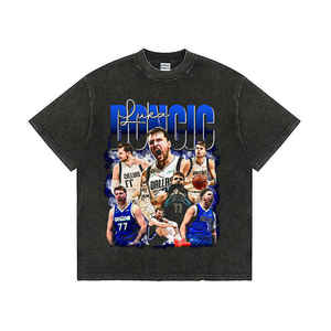 เสื้อยืดผู้ชายแบรนด์ทันสมัย สไตล์วินเทจ ลายเกล็ดหิมะ แขนแร็กแลน ผ้าฝ้ายหวีป้องกันแบคทีเรีย สีขาว พิมพ์ดิจิตอลด้วยเทคนิค Direct Injection - Product Image 2