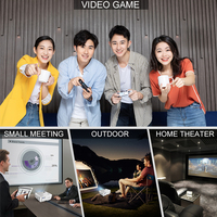 Projecteur HD Cheerlux avec 2800 Lm Projecteur vidéo 1080P Proyector Smart Beamer Projecteurs de cinéma maison Grand écran Mini 4K