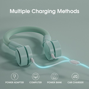 Ventilador de Cuello Eléctrico Portátil Deportivo con Tecnología PCM, Ventilador Recargable con Enfriamiento de <span class=keywords><strong>360</strong></span> Grados, Aire Acondicionado Personal - Product Image 4