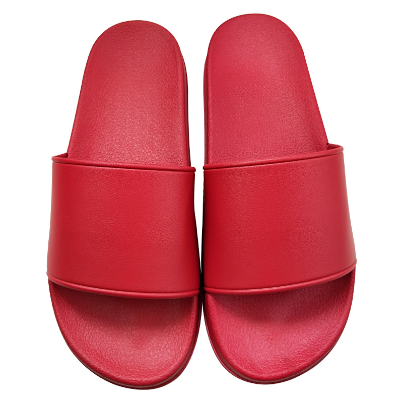 Custom Logo Summer Home Bathroom Slides Men Women PVC Plastic flip-flops Slippers Manufacturer