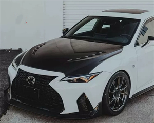 Cho Lexus <span class=keywords><strong>IS300</strong></span> IS350 sợi carbon mui xe động cơ Bìa - Product Image 3