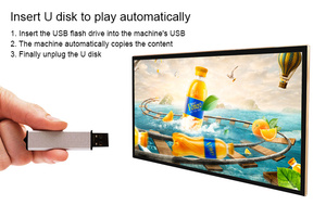 24 inch nhà hàng ngang LCD hiển thị kỹ thuật số biển treo tường quảng cáo hiển thị màn hình quảng cáo - Product Image 2