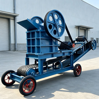 Concasseur à mâchoires pour béton, machine de recyclage des déchets de construction, équipement de traitement des matériaux de construction