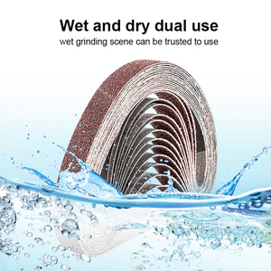 สายพานขัดอลูมิเนียมออกไซด์36กรวดขนาด2x42นิ้วสายพานขัดผ้า gxk51 P80สำหรับงานไม้ - Product Image 2