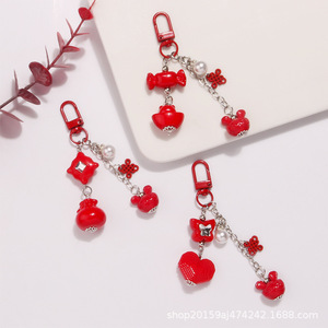 Nouveau amusant Simulation sac porte-bonheur Surprise porte-clés mignon petit papillon bonbons accessoires écouteur couverture décoration - Product Image 3