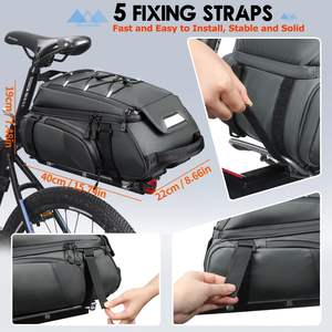 Échantillon gratuit BIKING Sac de vélo portable pour sports de plein air, sac de vélo pour porte-bagages arrière, sac de vélo imperméable pour voyage, sacoche de vélo - Product Image 4