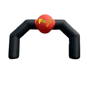 Arco Inflable <span class=keywords><strong>Gigante</strong></span> Direccional con Logotipo de Corazón y Flechas para Ferias Comerciales, Entrega Rápida, OEM/ODM Disponible - Product Image 1