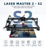 Nouvelle machine de gravure laser portable Ortur OLM2S2 5 W 390*410MM, zone de gravure complète, structure en bois, mini machines de gravure laser