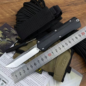 Couteau de camping Micro Tech Snake God Glykon G10 Edition de haute qualité, outil EDC de poche, acier inoxydable, manche en aluminium OEM - Product Image 1