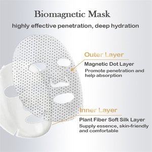 Mascarilla facial Biomagnética Alidina Hidratación profunda y reparación de la piel Mascarilla de hoja de colágeno EGF Mascarilla de reparación - Product Image 2