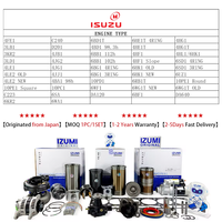 Repuestos de Motor para 4JB1 4HK1 4HG1 4LE1 4JA1 4BE1 4JJ1 4HF1 4JG2, Juego de Juntas de Pistón, Kit de Reparación de Motor Diésel
