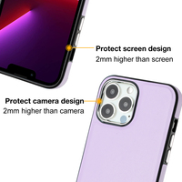 Étui pour téléphone portable de luxe à la mode et doux avec cuir pu pour iphone14/pro/promax pour la série smsung