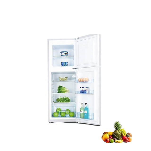New 138L Stainless Steel Electric Mini Bar Fridge Compressor Energy Efficiency Grade 1 Auto Defrost US/UK Portable Hotel