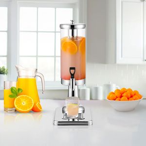 DB 2X simple 3L argent acier inoxydable cylindre de glace clair presse-agrumes distributeur de boissons chaudes et froides - Product Image 5