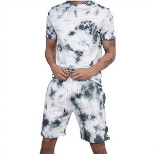 Ensemble de survêtement de haute qualité avec short, tissu épais, pour l'été, pour hommes, avec logo et design personnalisés, services OEM - Product Image 1