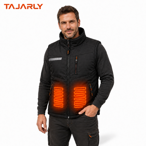 <span class=keywords><strong>Gilet</strong></span> <span class=keywords><strong>chauffant</strong></span> personnalisé avec logo, vente en gros, batterie 15000 mAh incluse, veste chauffante électrique USB 4 zones personnalisable, prix usine - Product Image 1