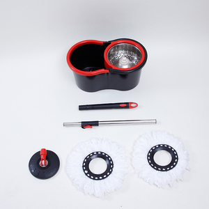 Ensemble de <span class=keywords><strong>serpillière</strong></span> <span class=keywords><strong>et</strong></span> <span class=keywords><strong>seau</strong></span> en microfibres avec 3 recharges supplémentaires pour <span class=keywords><strong>Vileda</strong></span> O-cedar Easywring - Product Image 4